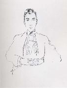 Egon Schiele Portrait of erich lederer Sweden oil painting artist